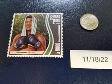 Muhammad Ali Cassius Clay Boxing 2017 Sierra Leone Stamp (e)