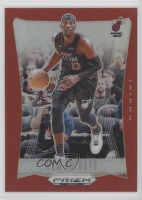 2023-24 Panini Prizm Deca Red Prizm 16/199 Bam Adebayo #76 s3g