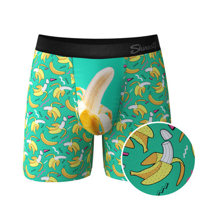 The Peel Deal | Retro Banana Ball Hammock  Pouch Underwear
