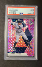 2021 mosaic aaron judge pink camo psa9
