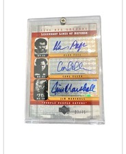 Jim Marshall Carl Eller Alan Page Autographed Upper deck 27/75 