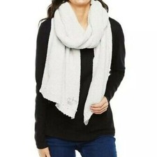 JUICY Couture Chenille Blanket Scarf Grey