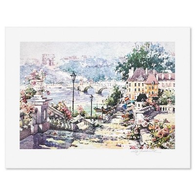 Marilyn Simandle, ''Paris View'' Limited Edition Printers Proof, Numbered and Hand