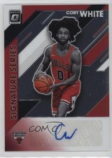 2019-20 Panini Donruss Optic Signature Series Coby White #SS-CWT Auto 16zo