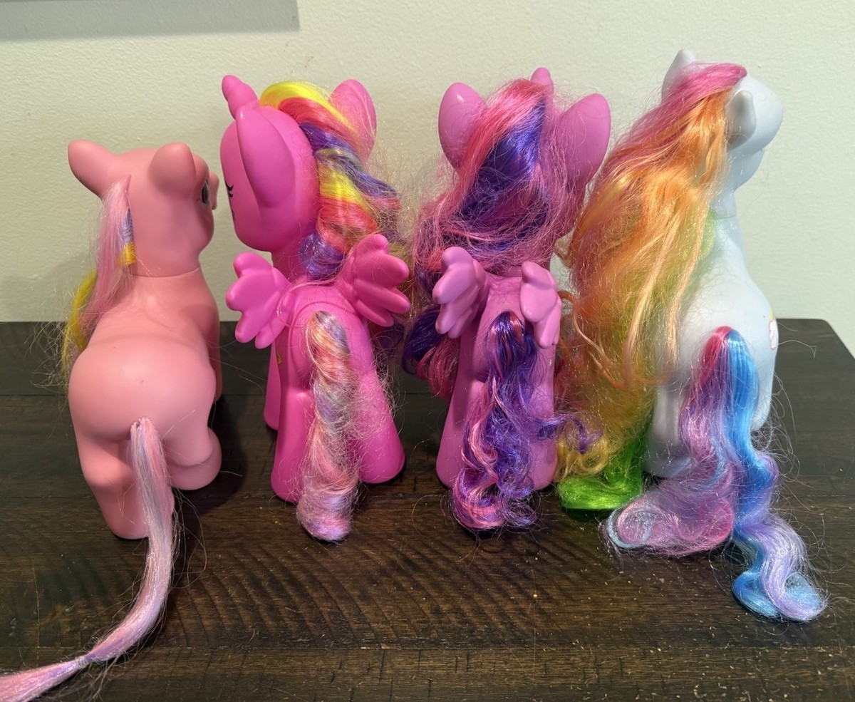 My Little Pony ponies Lot 4 Rainbow Dash Twilight Sparkle, Cadence