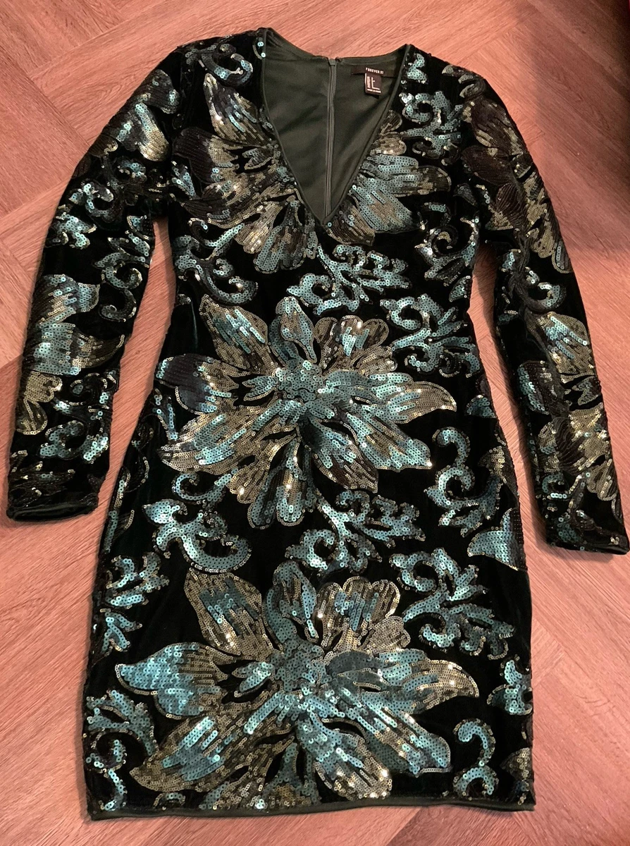 forever 21 green and black dress Dresses for sale Style:ST5163F