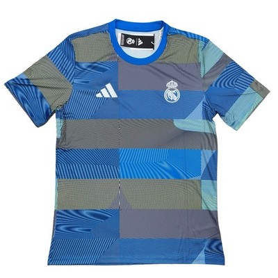 Adidas Real Madrid '25/26 Pre-Match Ocean Blue Soccer Jersey, Size