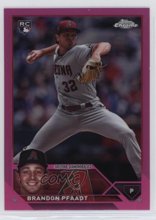 2023 Topps Chrome Update Pink Refractor Brandon Pfaadt #USC156 0v4e