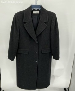 Forecaster of Boston Wool Blend Black Outercoat - Size 12