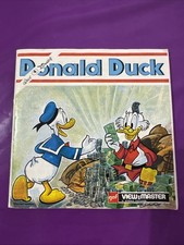 Vintage 1957 Original View-Master Walt Disney Donald Duck Scrooge 3 reels B525 E