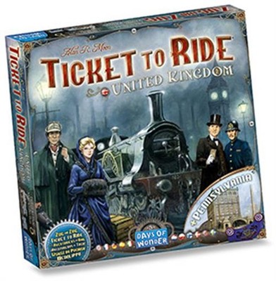 Ticket To Ride DEU Erweiterung United Kingdom Karte N5 Brettspiel 8+ Asmodee