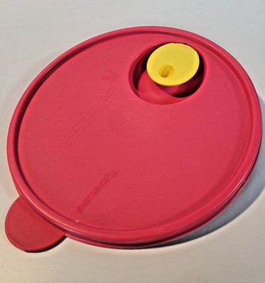 Tupperware Crystal Wave 7.5'' Microwave Reheatable Lid Seal 2649B-2