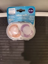 Philips Avent Ultra Soft Pacifiers 0-6 Months Sterilizer Carrying Case New