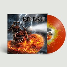 ICED EARTH - Hellrider [ORANGE/YELLOW/SILVER SPLATTER LP]