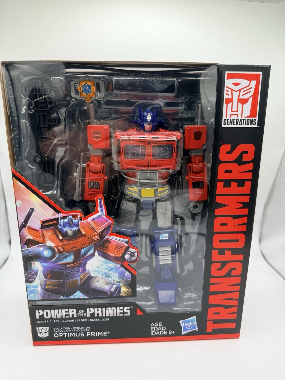 Transformers Generations Optimus Prime Power of The Primes Leader Class Hasbro