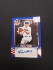 2026 Panini Stars & Stripes USA VERY RARE BLUE PRIZM AUTO RYAN MCPHERSON 25/49