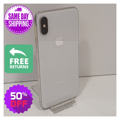 Apple iPhone X 64/256GB Att Unlocked - Space Gray/Silver, Good Condition
