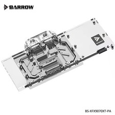 Barrow GPU Water Block Use for XFX RX 9070 XT Mercury OC Magnetic Air Video Card