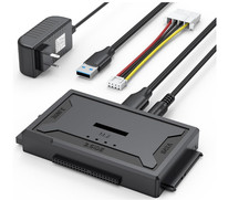 Hard Drive Reader 4-in-1, M.2 SATA IDE to USB Docking Station, 10Gbps NVME Dock,