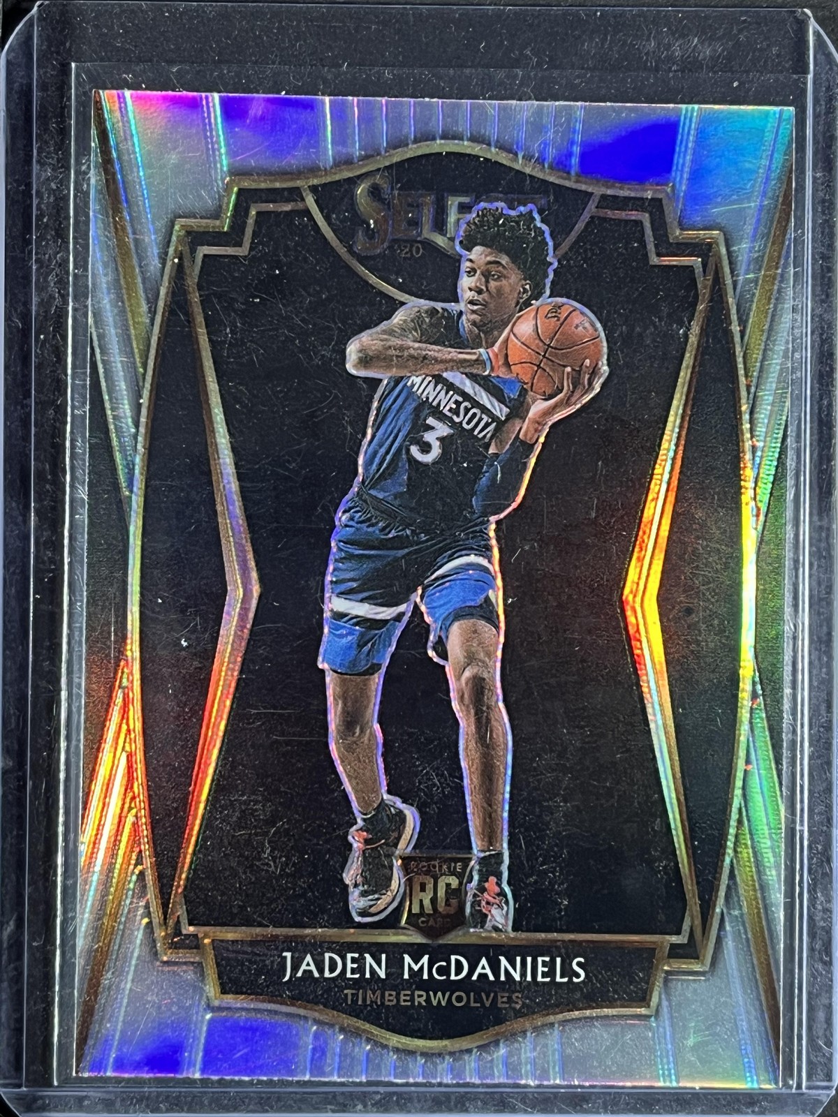 2020-21 Panini Select #197 Jaden McDaniels Silver Prizms 250004