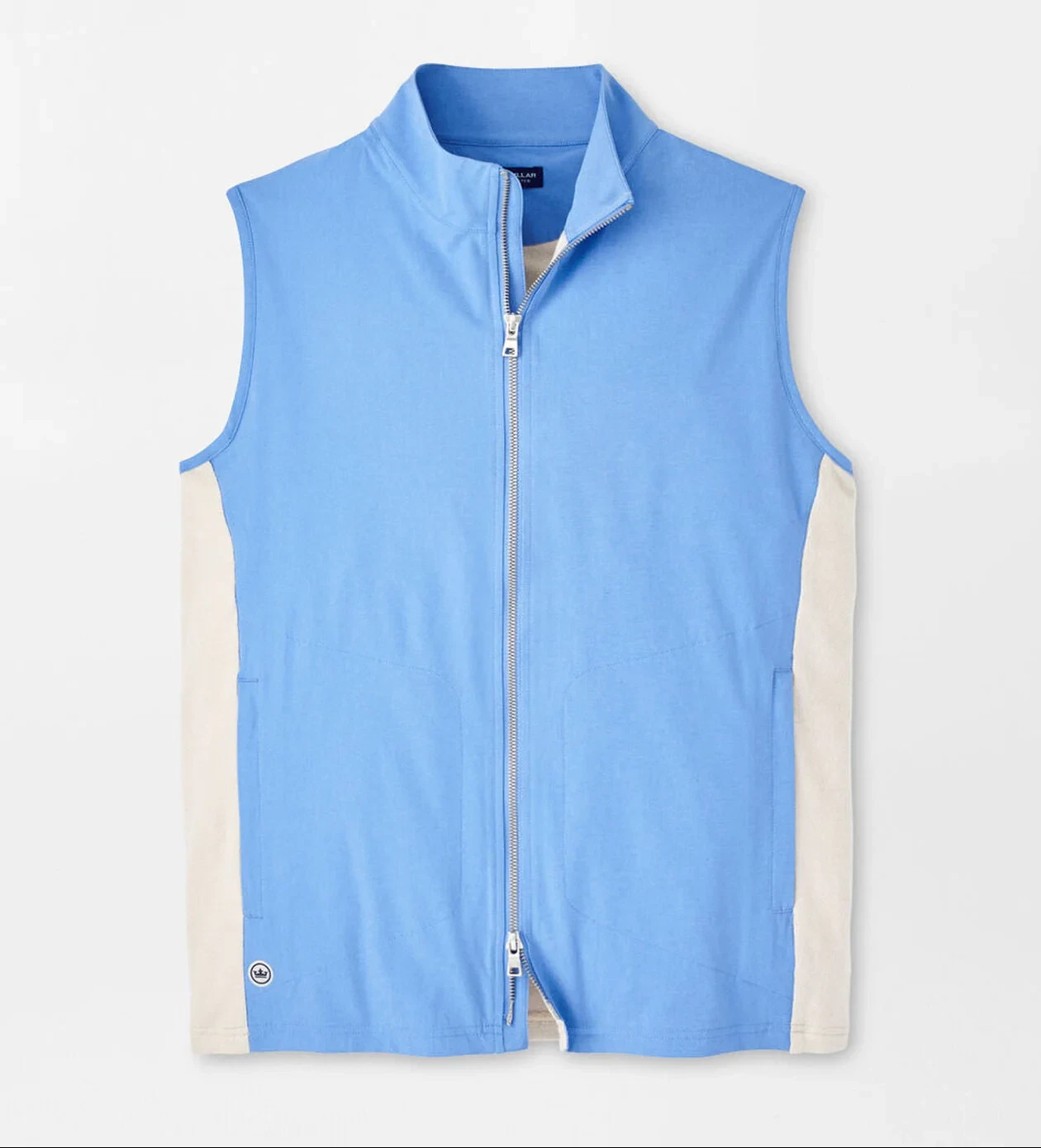 Peter Millar M Crown Crafted Blue Solstice Performance Hybrid Full Zip Vest