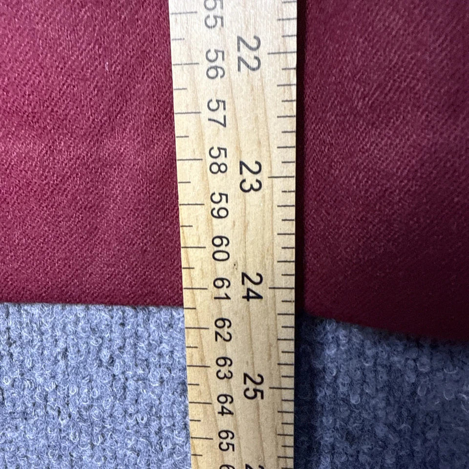 Falda Vintage JG Gancho 100% Lana Borgoña Hasta la Rodilla Talla 14 Foto 3 de 4