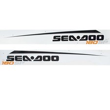 Sea Doo Boat Decal Set 219904203 | 180 SP Black Orange Silver (2PC)