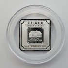 (Random Serial) Geiger Edelmetalle 5g .999 Pure Silver Square Bar w Capsule