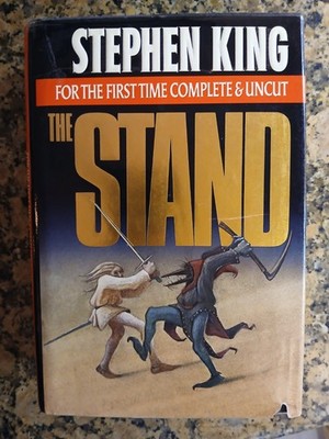 The Stand First Time Complete and Uncut HC DJ 1st Edition Stephen King 1990 VGC 