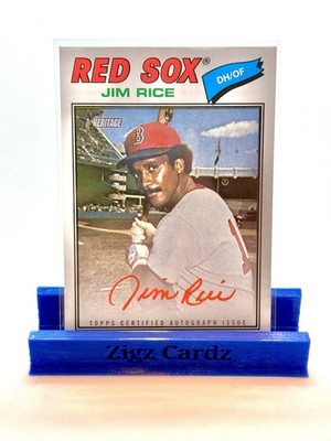 2026 Topps Heritage #77RO-JR Jim Rice Real One Autographs RED INK AUTO /77