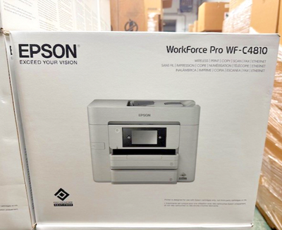 #ad Epson WorkForce Pro WF C4810 Inkjet Printer Copier Fax Printer Scanner NIB $129.00
