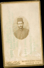Alfred Ellis, Portrait of Qajar elite, a notable in London, Persia  Late Qajar p
