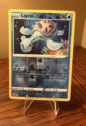 Pokemon Lapras 031/172 Swsh09: Brilliant Stars Reverse Holo