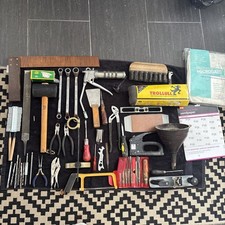 Job Lot Tool Box Full Of Tools USED HAND TOOLS Etc Bundle Mixed Some Vintage
