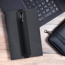 6PCS Elastic Band Pen Holder PU Leather Pen Sleeve Pouch Journal Pencil Holde...