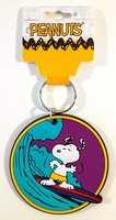 Snoopy Beim Surfen Peanuts / SchlüSselanhäNger Keychain Blau Lila / Neu Ovp Usa