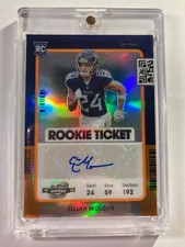 2021 Panini Contenders Optic Elijah Molden Auto Orange 45/50 Rookie Ticket #174