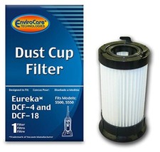 EnviroCare Replacement HEPA Vacuum Filter Designed to Fit Eureka DCF-4/DCF-18...