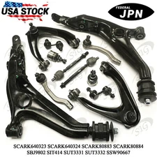 12PC Front Control Arm Tie Rod End Suspension Kit for 1997 - 2001 Honda CR-V