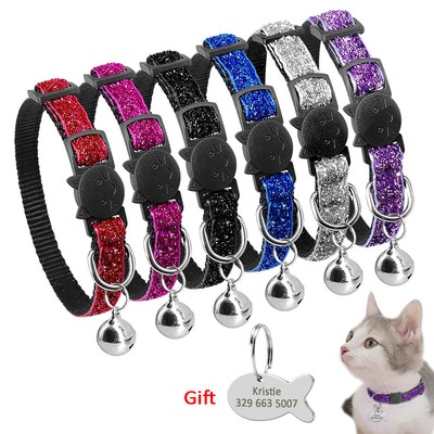 personalised cat collars ebay
