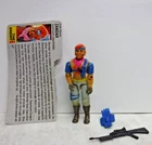 Zandar G.I. Joe Hasbro VTG 1986 4" Figure W/ Card 112123AST-B7