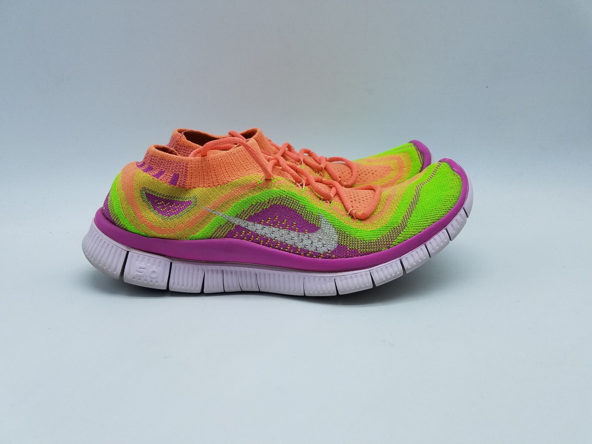 Cheap nike free flyknit rainbow womens shoes Shop