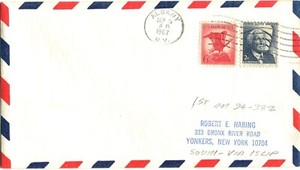 Mohawk Airlines First Flight Albany New York - Islip - 1967