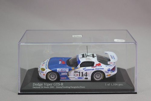 LL1664 MINICHAMPS 400011414 1/43 Dodge Viper GTS-R Daytona 2001 #114 EdL - Foto 2 di 9