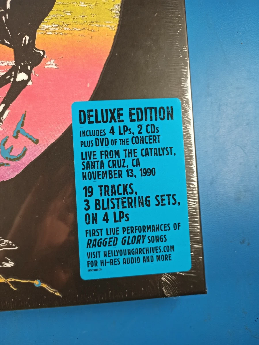 Neil Young Crazy Horse Way Down in the Rust Bucket deluxe 4LP 2CD DVD box sealed