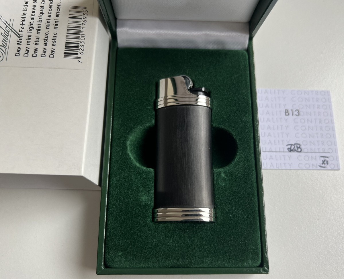 DAV MINI LIGHTER SLEEVE STAINLESS STEEL