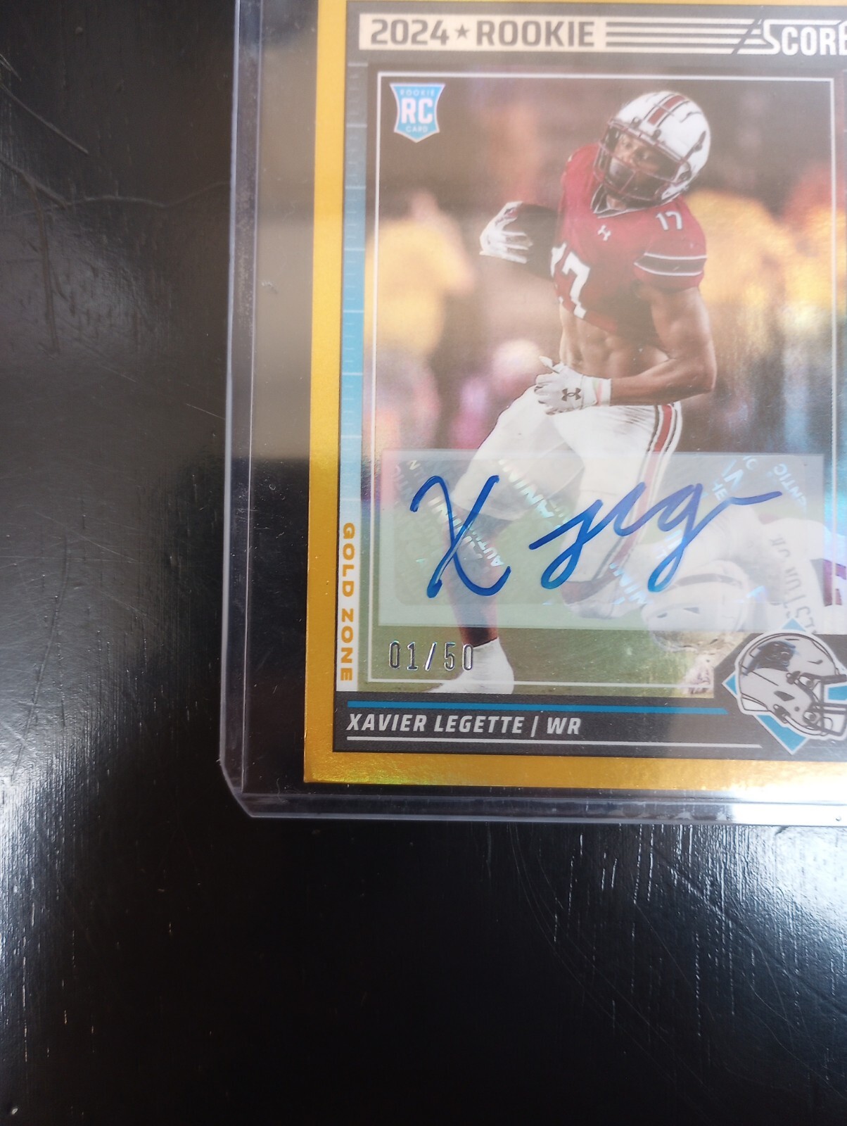 Xavier Legette auto /50 Score 2024 rc Yellow 🟡🔥📈 DEW Studio Blogs