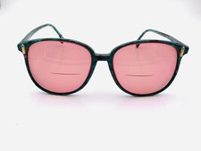 Vintage Lawrence Eyewear 712 Marble Green Oval Sunglasses FRAMES ONLY France
