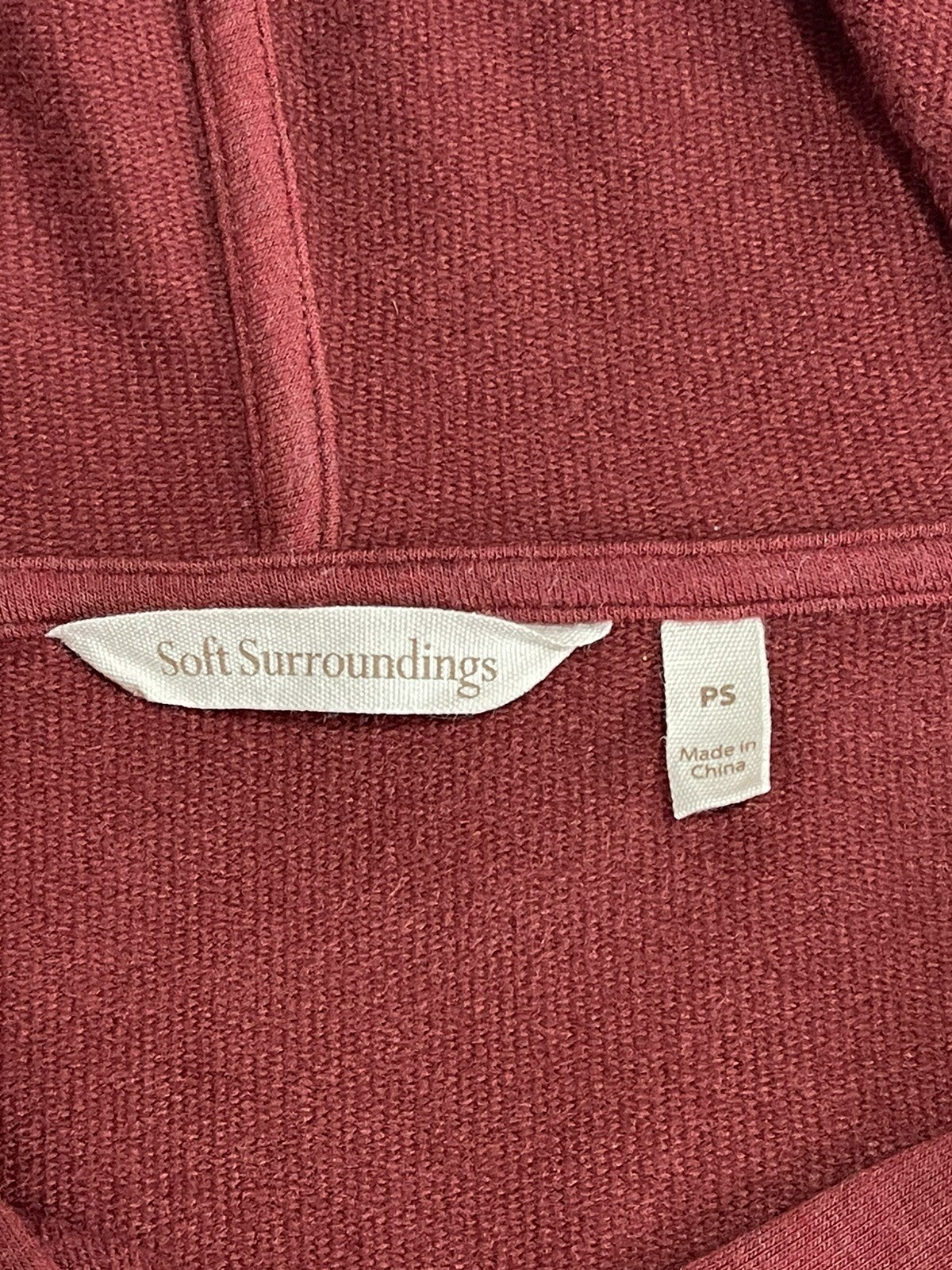 Soft surroundings Extra Soft Pullover Hooded 3/4 … - image 6