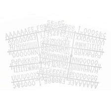 3/4 Inch Letters for Felt Letter Boards294 Pieces Including Letters Numbers ...